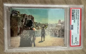 2024 Topps Chrome Star Wars Galaxy #91 Standoff Fett Vs Cad Bane PSA 10 Gem Mint - Picture 1 of 2