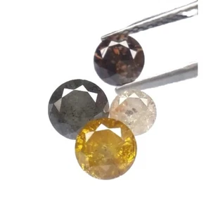 1,21 ct/4 natürliche runde Form Brillantschliff lose Diamanten Fancy Color Diamant - Bild 1 von 9