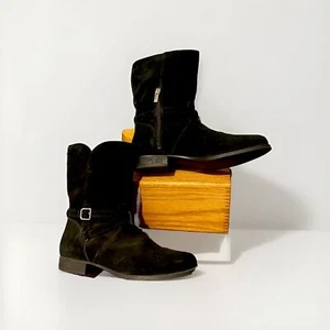 Koolaburra by UGG Größe 9 schwarz Wildleder Reißverschluss Stiefel Stil #1105841 - Bild 1 von 14