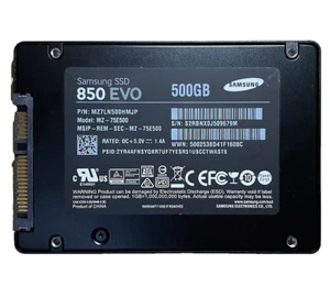 ๐ข SAMSUNG 850 EVO 500GB 2.5" SATA Laptop desktop V-NAND SSD - MZ-75E500 -good! - Afbeelding 1 van 4