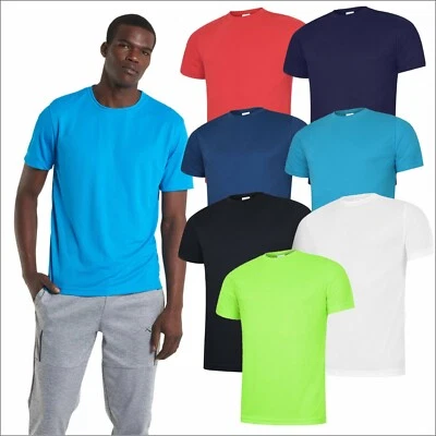 T-shirt da uomo ultra cool Uneek palestra casual corsa tempo libero sport top traspiranti