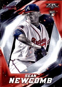 2017 Topps Fire #7 Sean Newcomb RC 
