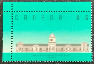 CANADA 1990 - CANADIAN ARCHITECTURE. - BONSECOURS MARKET, MONTREAL - FINE $5 MNH - Picture 1 of 1
