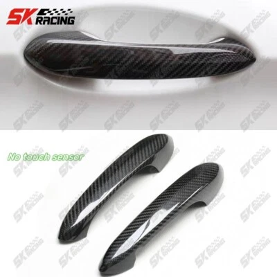 Fits For BMW M4 G82 2021-2025 Dry Carbon Fiber Exterior Door Handle Cover Trims Foto 1 de 4
