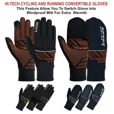 RedRum Men Women Running Gloves windproof thermal Driving hiking Ski Cycling - Image 1 of 4
