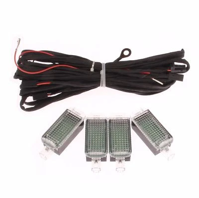 LED Interior Foot lamp Light&Cable For VW Golf 5/6 Passat AUDI A3 A4 A6 Q3Q5 - Image 1 of 4