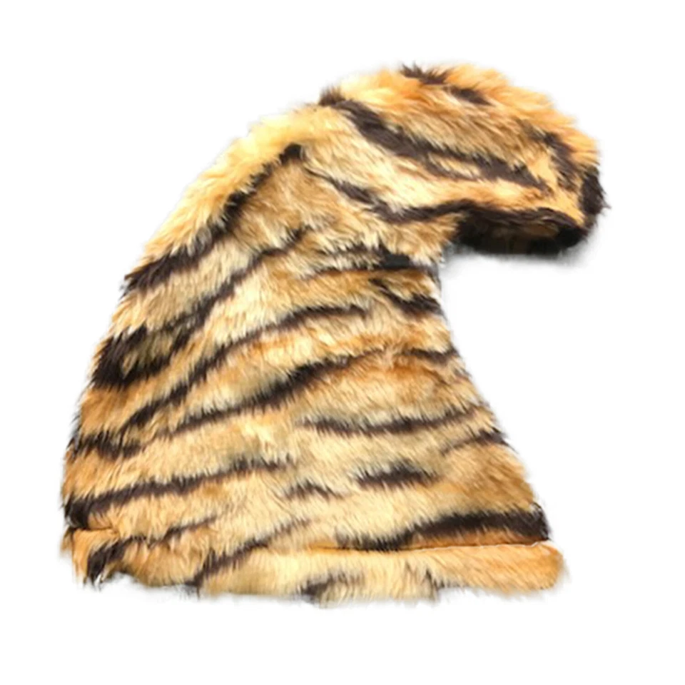 Cappello Tigre - Nano / Giardino Gnomo Stampa Animale Abito Fantasioso Costume Cartone Cartoni Cartoni  - Immagine 1 di 1