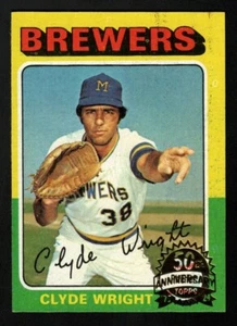 Clyde Wright 2024 Topps Heritage 50th Anniversary Buyback 1975 Topps #408 - Picture 1 of 2
