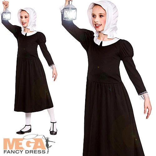 Victorian Florence Girls Fancy Dress Nurse Nightingale Childrens Kids Costume - Image 1 of 1