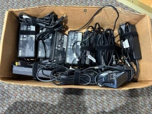 Lot of 10 Genuine Lenovo 135W Square/Rectangle Yellow Tip Charger Adapter - Picture 1 of 2