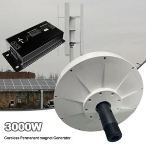 3000W 48V Coreless Maglev Permanentmagnet Generator DIY Vertikal Windkraftanlage - Bild 1 von 15