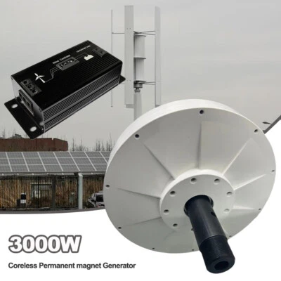 3000W 48V Coreless Maglev Permanentmagnet Generator DIY Vertikal Windkraftanlage - Bild 1 von 4