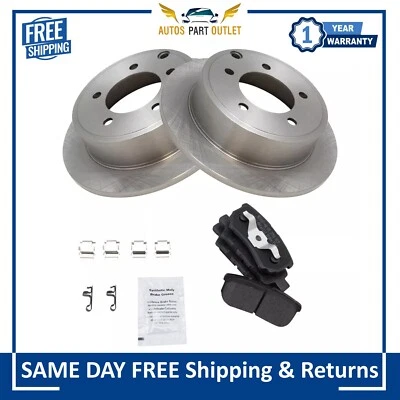 Nuevo juego de pastillas de freno y rotor trasero metálico para 07-17 Sebring Avenger Jeep Lancer Foto 1 de 4