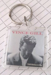 Vince Gill Collectors Key Chain - New ~ I Still Believe In You - Picture 1 of 2