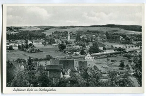 AK Wiehl,Ansicht mit Bahnhof 1954 - Bild 1 von 2