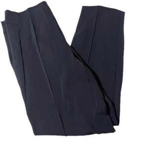 Pantalones de vestir Escada negros plisados talla 44 cierre de cremallera lateral - Imagen 1 de 7