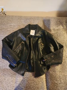 Women's Leather Jacket - Picture 1 of 2