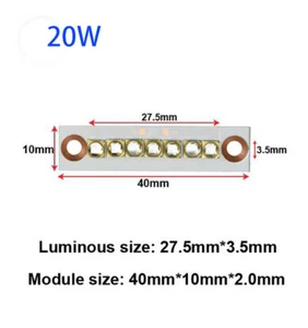 High Power 20W UV Curing Lamp 365nm to 405nm LED Module Bulb 3D Printer Ink Glue - Picture 1 of 3