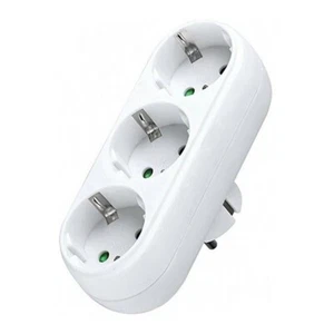 3 Fach Mehrfachstecker Steckdosen Steckdosenverteiler Dreifachstecker Adapter - Bild 1 von 4