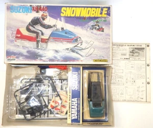 RARE VINTAGE SNOWMOBILE SUZUKI XR-440 MOTORIZED MODEL KIT by ARII from Japan New - Picture 1 of 24
