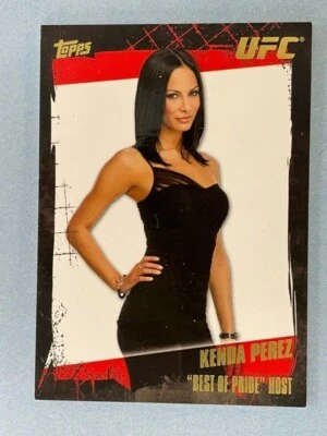 Kendra Perez Pride Thick Gold SP Card 2010 Topps UFC Series 4  - Image 1 of 2