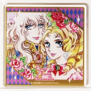 The Rose of Versailles Acrylic Coaster Card Oscar Marie Antoinette Riyoko Ikeda