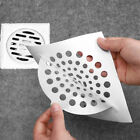 4 Pcs Anti Clog Disposable Strainer Sticker Bath Tub Accessory White Put