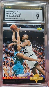 1992 Upper Deck #34 - Shaquille O'Neal RC - CSG 9 - All Star Weekend - Bild 1 von 3