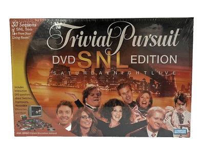Trivial Pursuit DVD SNL Edition Saturday Night Juego de Mesa en Vivo, Totalmente Nuevo en Caja Foto 1 de 4