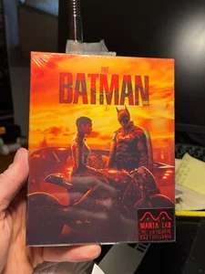 NEW THE BATMAN 4K UHD+BLU-RAY LENTI SLIP STEELBOOK! MANTALAB ME#52! SEALED OOS! - Picture 1 of 12