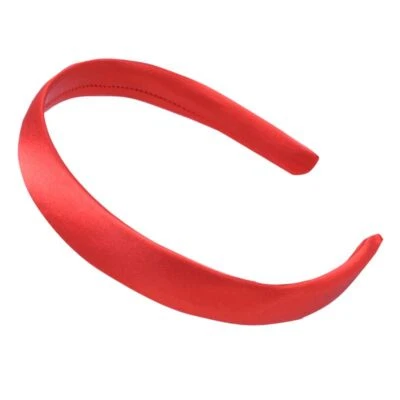 Cinta Diademas Color Sólido-2CM Ancho Satinado Cubierto Resina Diademas 20 Colores 5 PIEZAS Foto 1 de 4