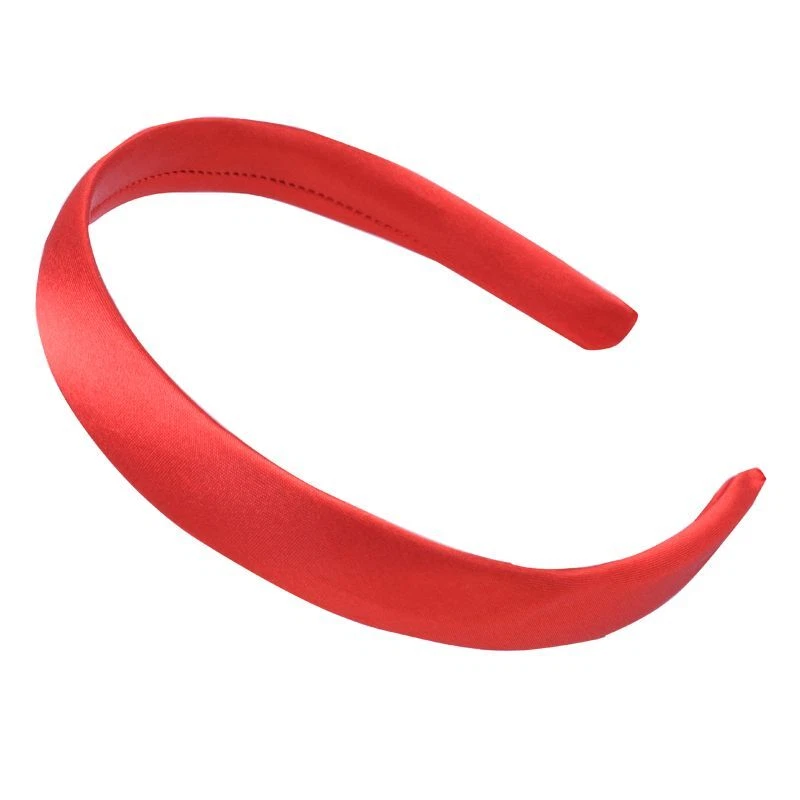 Cinta Diademas Color Sólido-2CM Ancho Satinado Cubierto Resina Diademas 20 Colores 5 PIEZAS Foto 1 de 4