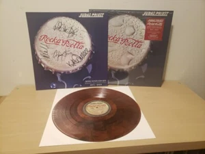 JUDAS PRIEST - Rocka Rolla 50th Anniversary – Signed LP Oxblood 180g - Picture 1 of 9