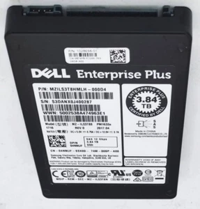 3.84TB Dell MZ-ILS3T8B 04NMJF Enterprise Plus 15mm 2.5'' SAS SSD Solid State - Photo 1/2