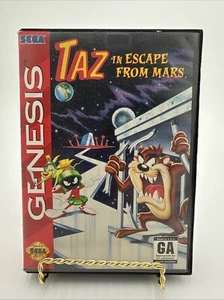 Taz in Escape From Mars Sega Genesis Komplett CIB Original Authentic Getestet - Bild 1 von 4