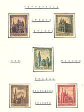 SAN MARINO Very Fine Mint Hinged on list Stamps " Cathedrals " "