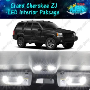 14x Kit de paquete de luces LED interiores blancas para 1993 - 1998 Jeep Grand Cherokee ZJ - Imagen 1 de 12