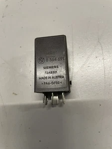 BMW E31 E32 E34 E36 Z3 Siemens Genuine Brown Crash Alarm Relay 8364691 OEM - Picture 1 of 5