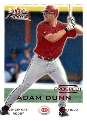 Fleer Focus #216 2001 Adam Dunn PRO 1586/1999 Cincinnati Reds Foto 1 de 2