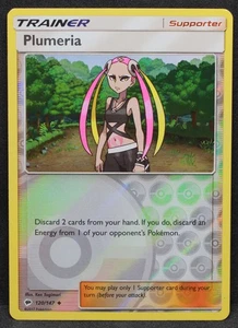 Plumeria 120/147 SM - Burning Shadows Holograma Inverso Pokémon Poco Común - LP - Imagen 1 de 2