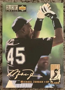 1994 UD COLLECTOR’S CHOICE MICHAEL JORDAN ROOKIE SILVER SIGNATURE #661 - Picture 1 of 2