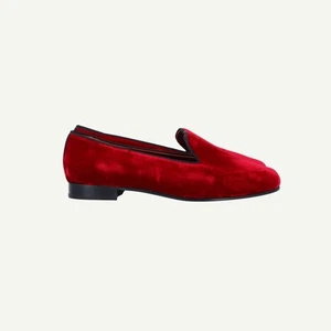 Penelope Chilvers Womens Red Heeled Loafer Shoes EU 36-37 UK 3.5 - Picture 1 of 16