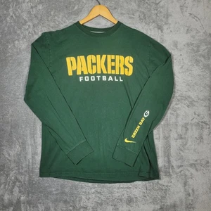 Camisa Green Bay Packers Para Hombres XL Verde NFL Fútbol Manga Larga Nike Equipo Ropa - Imagen 1 de 7