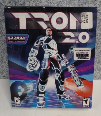 Video Game PC Tron 2.0 NEW see pics Big Box Jewel sealed, box not sealed #3  - Image 1 of 4