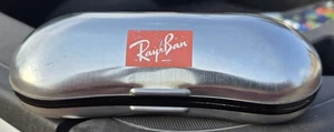 Vintage Ray-Ban Wayfarer BLUES BROTHERS 2000 Sunglasses Glasses Case Shiny READ - Imagen 1 de 4