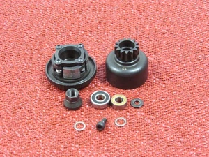 Team Losi 8ight/8ight-T 13T Clutch Bell Set, 4 Shoe Clutch Steel Flywheel. #1083 - Picture 1 of 13