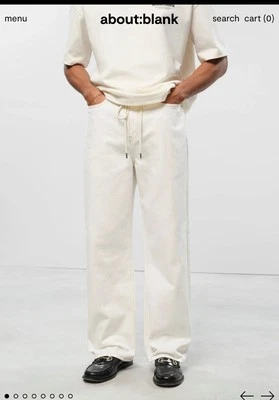 about:blank Relaxed Denim Jean Size Medium  - Image 1 of 4