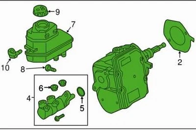 УСИЛИТЕЛЬ ТОРМОЗОВ 2015-2019 VOLKSWAGEN GOLF - Изображение 1 из 4