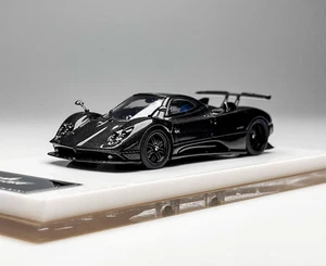 EY HH 1:64 Black Carbon Zonda Tricolore Racing Sports Model Diecast Display Car  - Picture 1 of 6