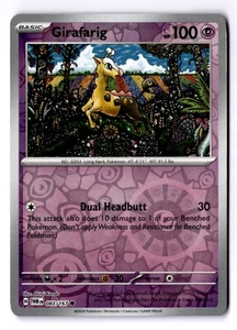 Girafarig Reverse Holo Common SV06: Twilight Masquerade 083/167 NM - Picture 1 of 2